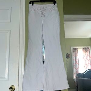 White boot cut